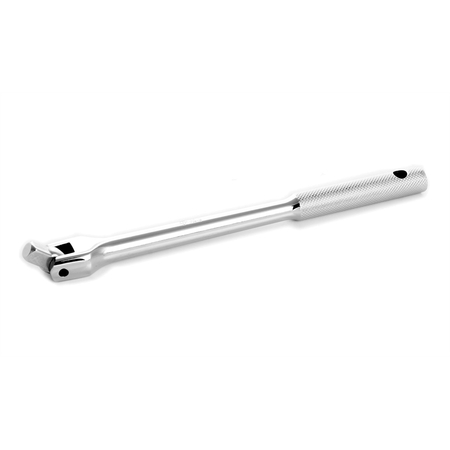 PERFORMANCE TOOL Chrome Breaker Bar Handle, 3/8 in. Drive, 11 in. Long, with Flexible End W38118